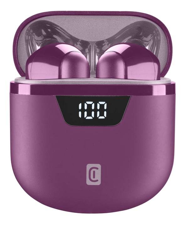 Cellularline 8018080461507 Headset True Wireless Stereo (TWS) I öra Samtal/musik Bluetooth Lila