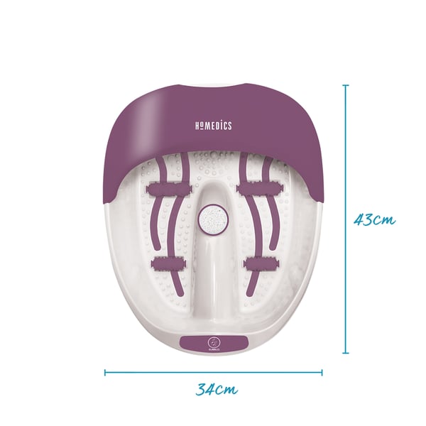 HoMedics FS-100DB-EU fodbad Lilla, Hvid