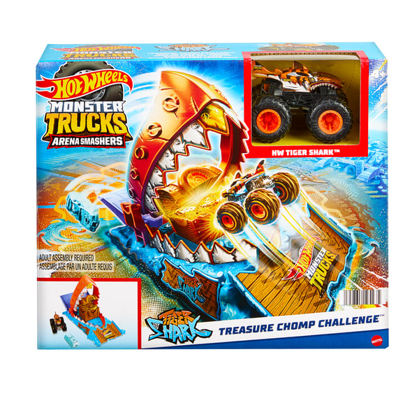 Hot Wheels Monster Trucks Arena Smashers-legesæt med 1 monstertruck