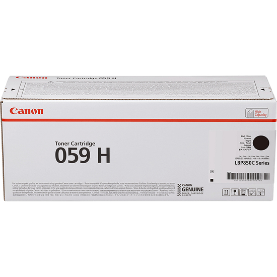 Canon 059H BK Tonerkassett 1 styck Original Svart