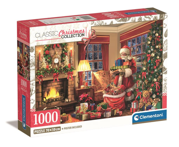 Clementoni 1000 pcs Santa's Visit Compact