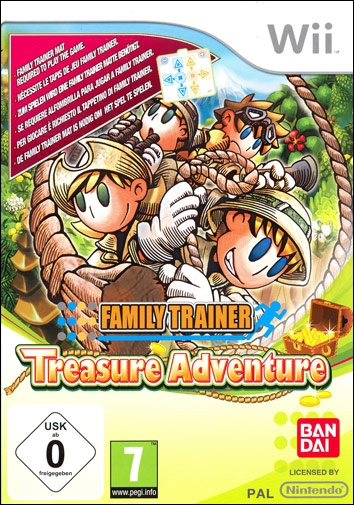 BANDAI NAMCO Entertainment Family Trainer: Treasure Adventure, Wii Italiensk