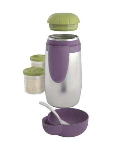 Chicco 60181000000 barnmatsbehållare Grön, Violett
