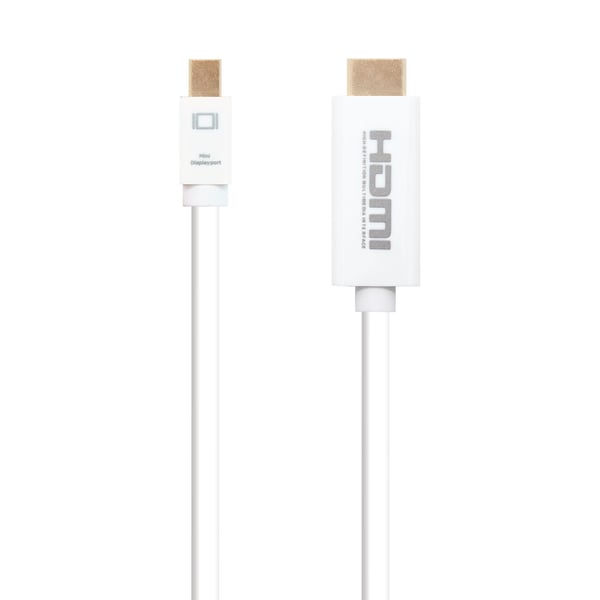 Nanocable 10.15.4005 videokabeladapter 5 m Mini DisplayPort HDMI Typ A (standard) Vit