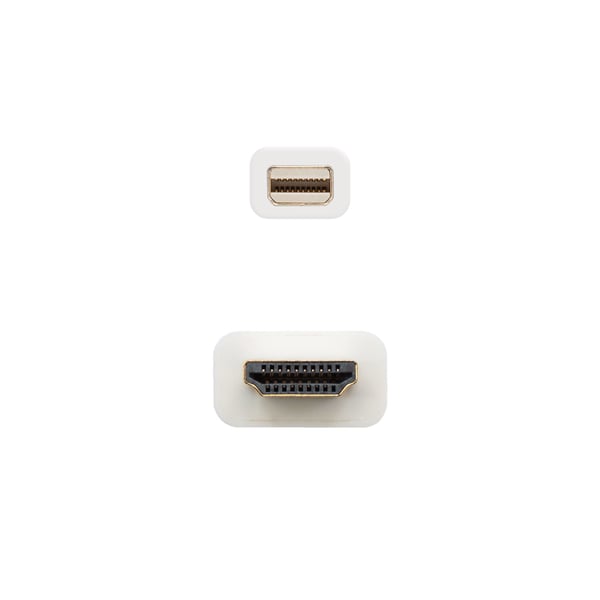 Nanocable 10.15.4005 videokabeladapter 5 m Mini DisplayPort HDMI Typ A (standard) Vit