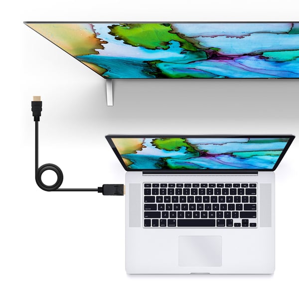 Nanocable 10.15.4302 videokaapeli-adapteri 2 m DisplayPort HDMI-tyyppi A (vakio) Musta