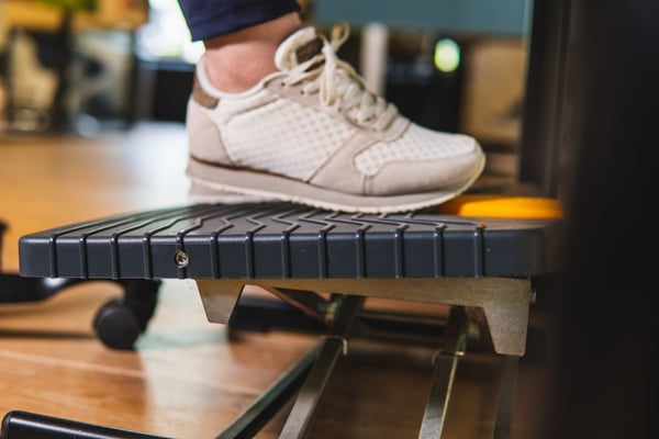 BakkerElkhuizen Pro 959 Footrest Svart, Grå, Orange