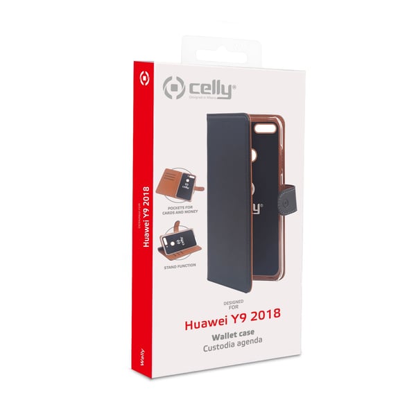 Celly WALLY mobiltelefon etui Tegnebogsetui Sort