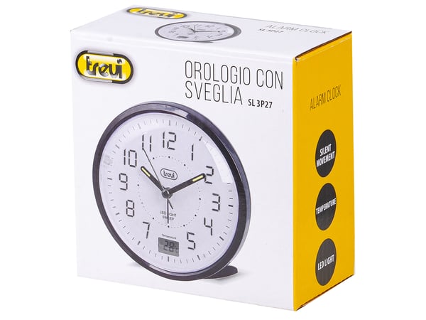 Trevi SL 3P27 Quartz-väckarklocka Svart