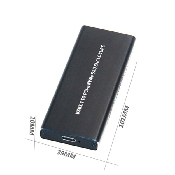 CoreParts MSUB8001 drevkabinet SSD kabinet Sort M.2