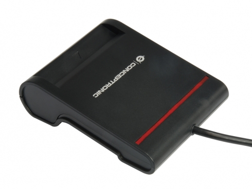 Conceptronic SCR01B smartcard læser USB USB 2.0 Sort
