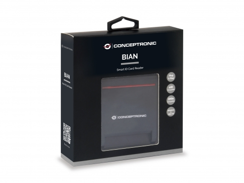Conceptronic SCR01B smartcard læser USB USB 2.0 Sort