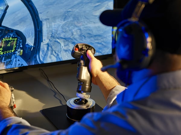 Thrustmaster F/A-18C Hornet HOTAS Add-On Grip Sort Flightstick Analog/digital PC
