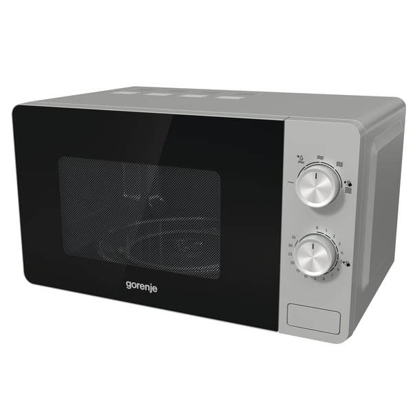 Gorenje MO20E1S Sort, Rustfrit stål Solo mikroovn Over komfuret 20 L 800 W