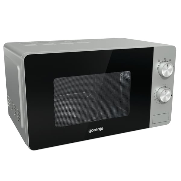 Gorenje MO20E1S Sort, Rustfrit stål Solo mikroovn Over komfuret 20 L 800 W