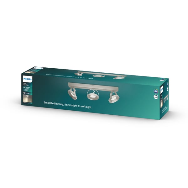 Philips Dimbar LED Spur tredubbel spot