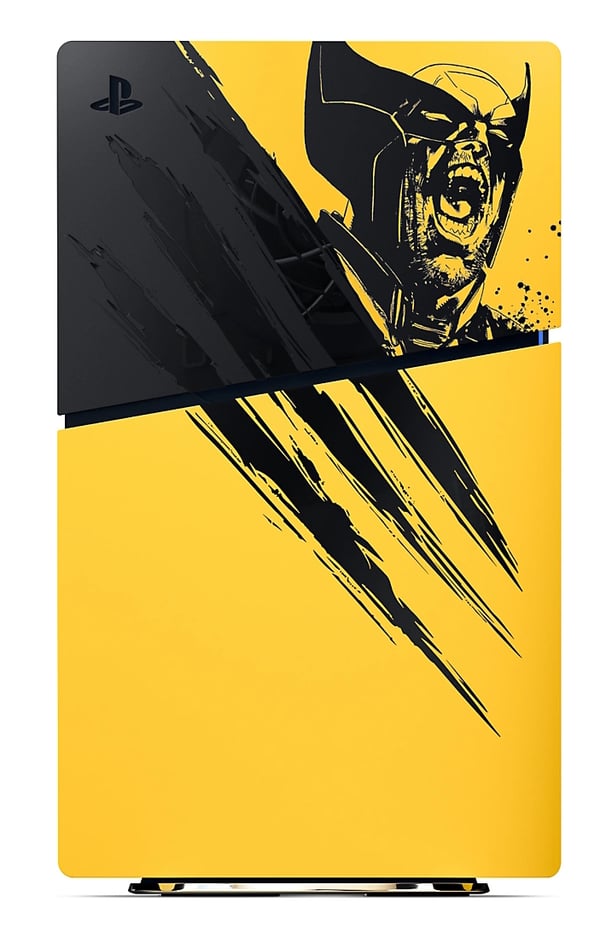 Sony Interactive Entertainment PlayStation 5 - Marvel's Wolverine 825 GB Wi-Fi Svart, Gul
