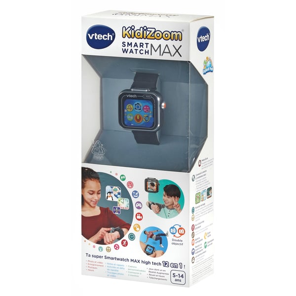 VTech KidiZoom SMARTWATCH MAX NOIRE