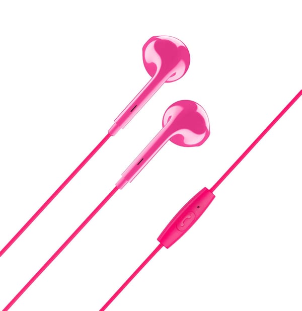 Music Sound 8018080371400 Headset Ledningsført I ørerne Opkald/musik Lyserød