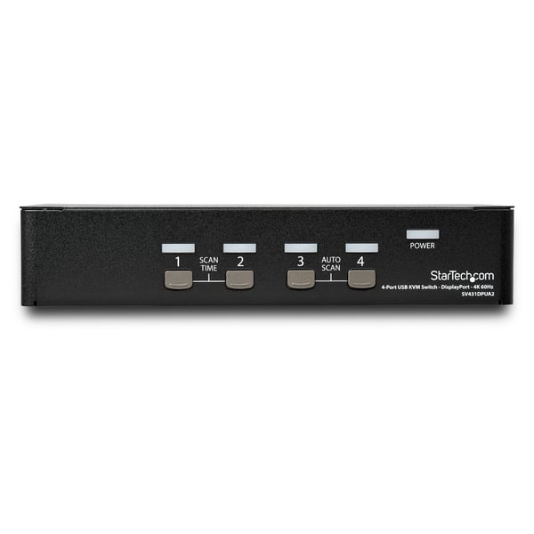StarTech.com 4-ports DisplayPort KVM-switch med 4K 60 Hz upplösning