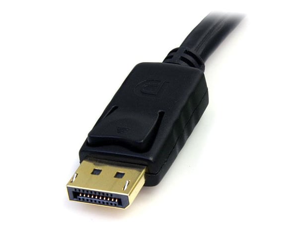 StarTech.com DP4N1USB6 KVM-kabel Sort 1,829 m
