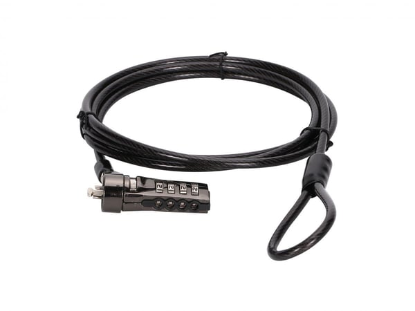 Conceptronic CUSTODIO01BS kaapelilukko Musta 1,8 m Conceptronic CUSTODIO01BS kaapelilukko Musta 1,8 m