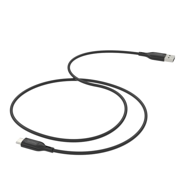 mophie essentials charging cables | 1M USB-kabel USB 2.0 USB A USB C Sort