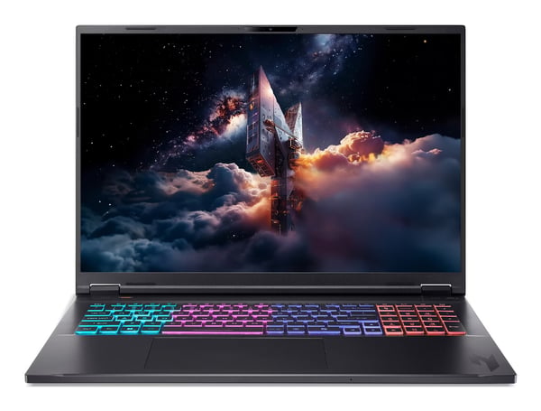 Acer Nitro 18 AI AMD AN18-61-R2CL Copilot+ PC AMD Ryzen AI 7 350 Laptop 45,7 cm (18") WQXGA 16 GB DDR5-SDRAM 1 TB SSD NVIDIA GeForce RTX 5070 Wi-Fi 6E (802.11ax) Windows 11 Home Tysk Sort