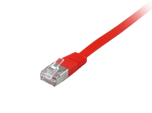 Equip 607622 verkkokaapeli Punainen 3 m Cat6a U/FTP (STP) Tasainen
