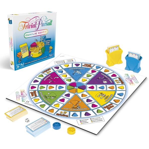 Hasbro Gaming Trivial Pursuit Family Edition Brætspil til hele familien fra 8 år og opefter