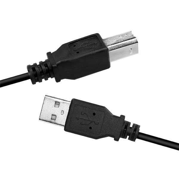 LogiLink CU0007B USB-kablar USB 2.0 2 m USB A USB B 0,48 Gbit/s Svart