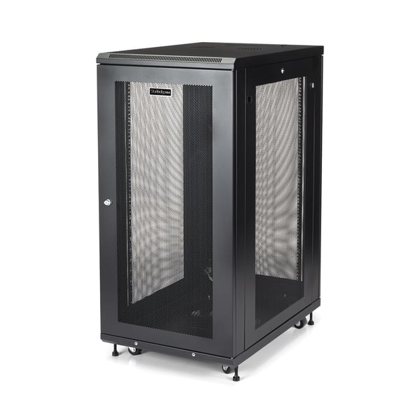 StarTech.com RK2433BKM palvelinteline 24U Itseseisova teline Musta StarTech.com RK2433BKM palvelinteline 24U Itseseisova teline Musta
