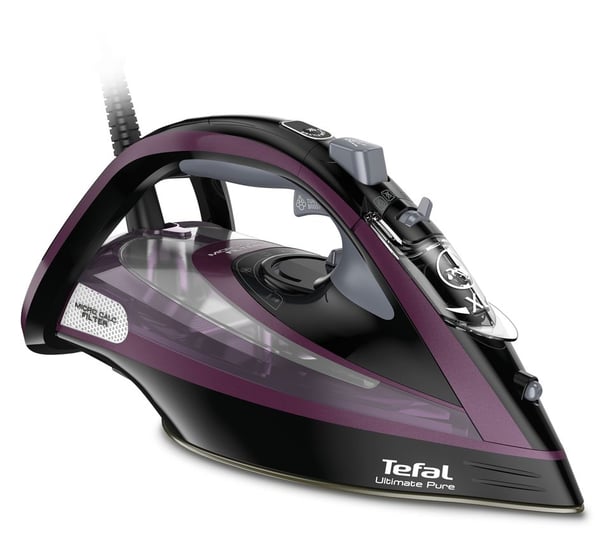Tefal Ultimate Pure FV9835 strygejern Tør & dampstrygejern Durilium autoclean strygesål 3000 W Lilla