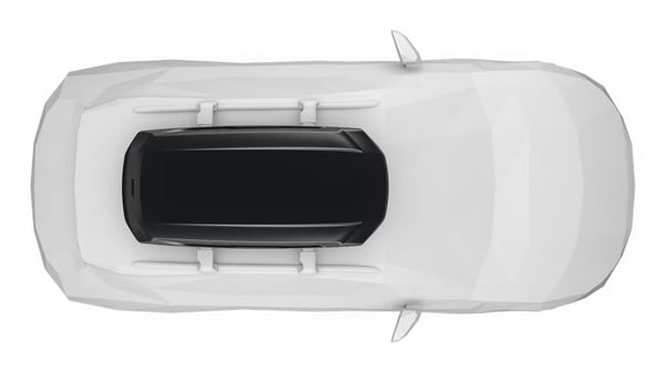 Thule Pulse 2 M Kova suksiboksi Musta