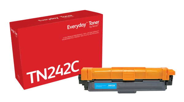 Everyday™ Syaani Toner by Xerox compatible with Brother TN242C, Standard capacity