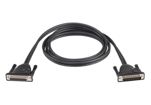 ATEN 2L2703 serielkabel Sort 3 m DB-25