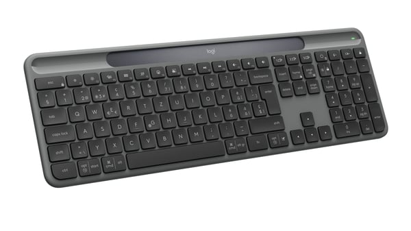 Logitech Signature Slim Solar + K980 tangentbord Universal Trådlös RF + Bluetooth QWERTZ schweizisk grafit