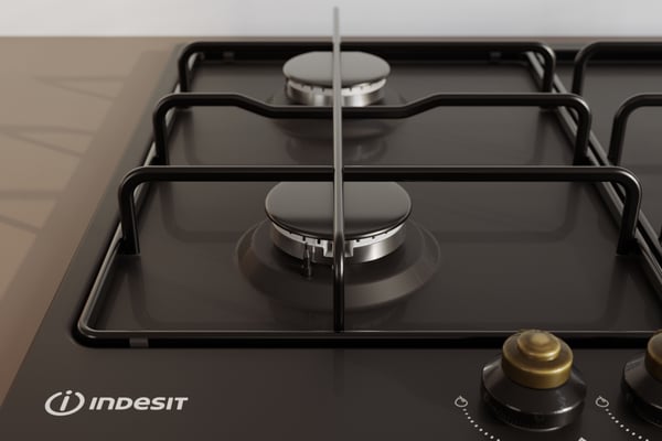 Indesit TH 642 /I (AN) Antracit Inbyggd 58 cm Gas 4 zone(s)