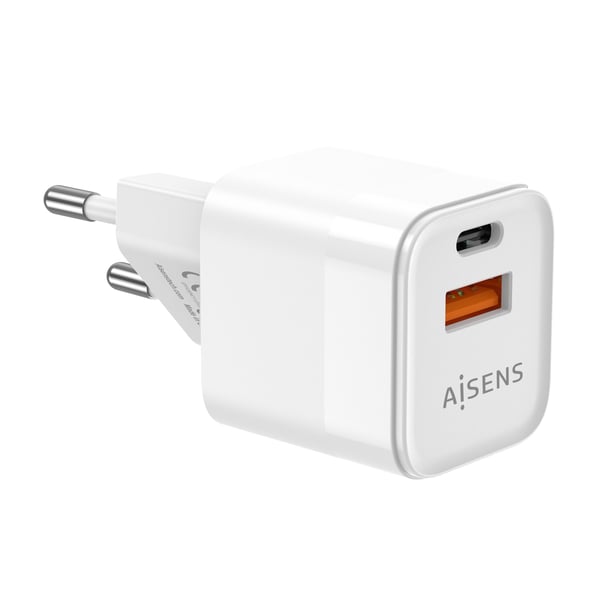 AISENS ASCH-20W2P002-W mobilladdare Universal Vit AC Snabb laddning inomhus