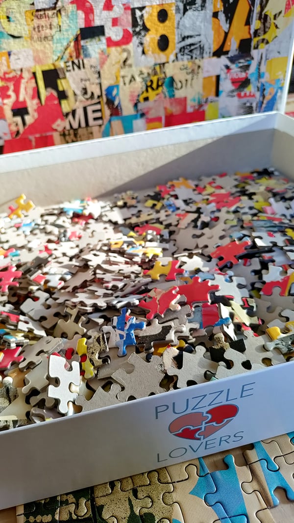 Tactic Poster Collage 1000 pcs Puslespil 1000 stk Kunst