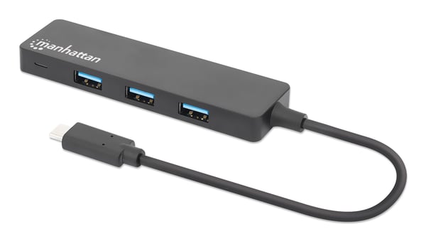 Manhattan 164924 kannettavien tietokoneiden telakka ja porttitoistin USB 3.2 Gen 1 (3.1 Gen 1) Type-C Musta