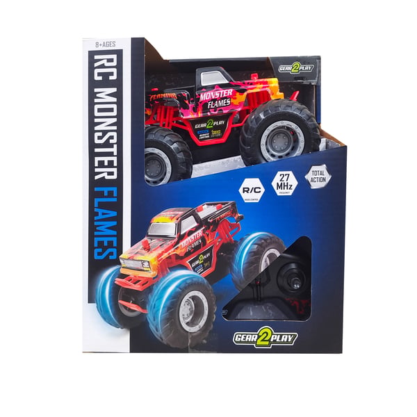 Gear2Play RC Monster Flames radiostyrd modell Monstertruck Elmotor