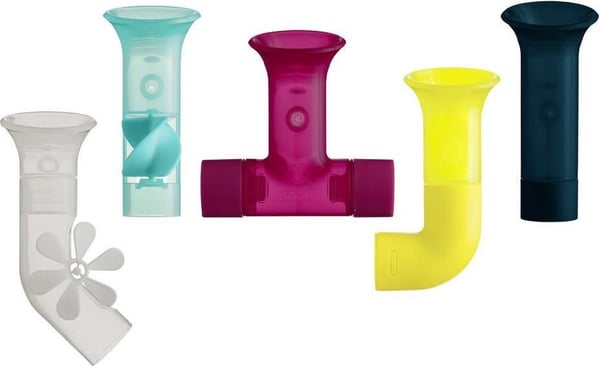 Tomy Boon B11379 spil, legetøj & mærkat til badet Badebyggesæt Flerfarvet