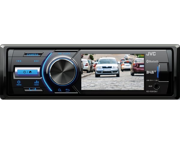 JVC KD-X561DBT bil media receiver Sort, Blå 180 W Bluetooth
