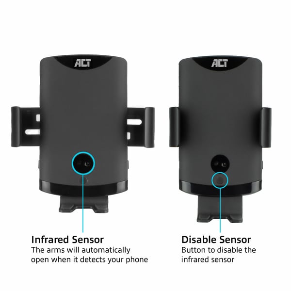 ACT AC9010 holder Passiv holder Mobiltelefon/Smartphone Sort
