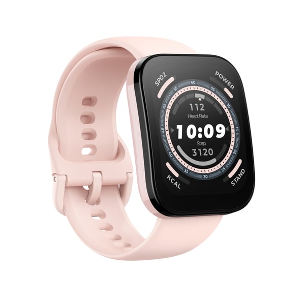 Amazfit Bip 5 4,85 cm (1.91") TFT 45.9 mm Digital 320 x 380 pixel Berøringsskærm Lyserød GPS (satellit)