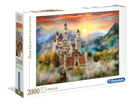 Clementoni Neuschwanstein Kontur puslespil 2000 stk By Clementoni Neuschwanstein Kontur puslespil 2000 stk By