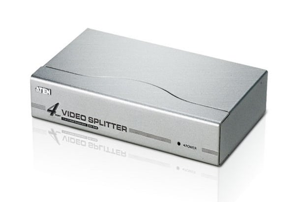 ATEN VGA-splitter med 4 portar (350 MHz)