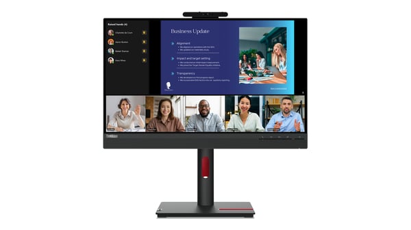 Lenovo ThinkVision T24v-30 tietokoneen litteä näyttö 60,5 cm (23.8") 1920 x 1080 pikseliä Full HD LED Musta Lenovo ThinkVision T24v-30 tietokoneen litteä näyttö 60,5 cm (23.8") 1920 x 1080 pikseliä Full HD LED Musta