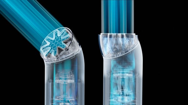 Dyson HushJet mini Rød